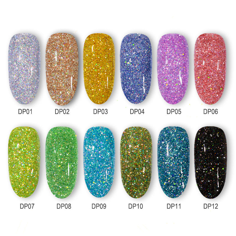 Laser glitter nail powder Laser glitter nail powder